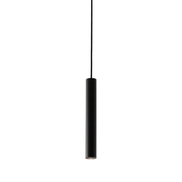 Faro Neso Top - lampe suspendue sur rail magnétique - Ø 3,5 x 120 cm - 5W DALI dimmable LED inclus - 40° beam - noir
