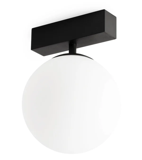 Faro Neso Unik - luminaire pour rail magnétique - 16,5 x 15 x 21,5 cm - 5W LED blanc chaud (2700K) inclus - opale