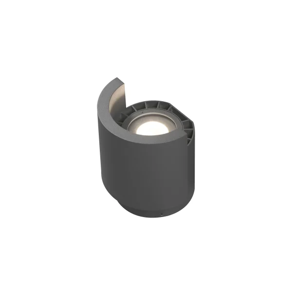 Faro Noboru - lampe de projection - Ø 15 x 17,7 cm - 16W LED inclus - IP65 - gris foncé