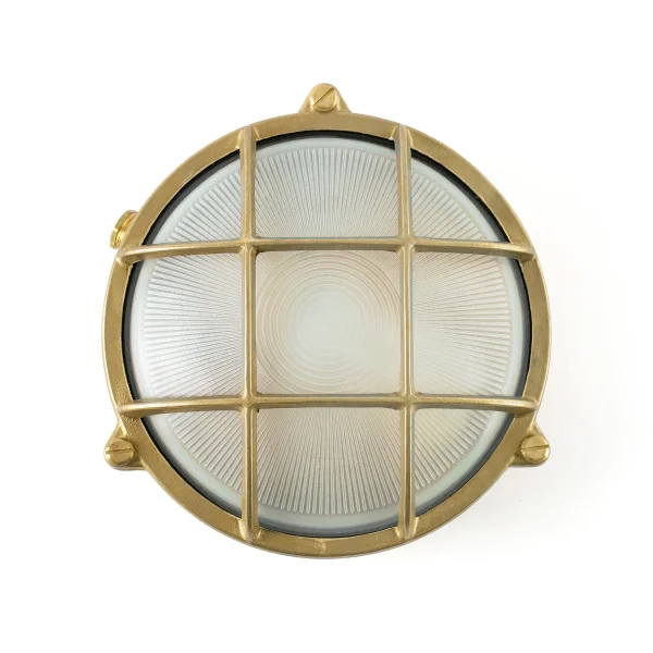 Faro Noray - applique murale - Ø 19 x 10 cm - IP65 - laiton