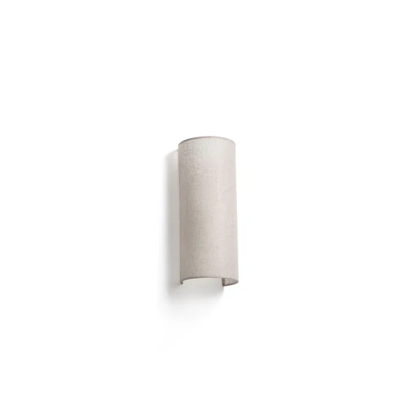 Faro Otton long & round - applique murale - 12,5 x 14,8 x 37 cm - jute clair