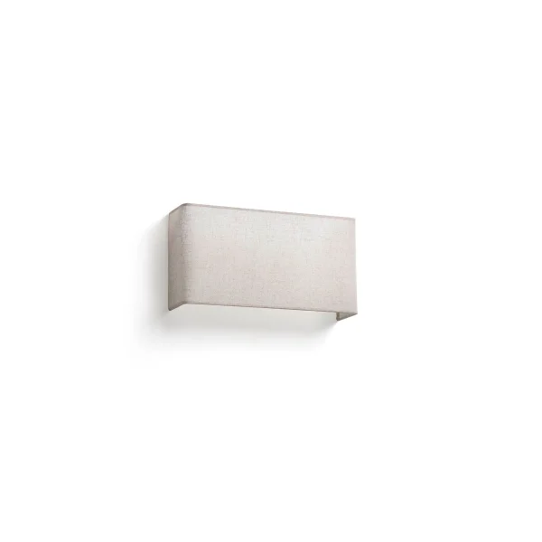 Faro Otton vertical - applique - 10,5 x 20 x 37,5 cm - jute clair