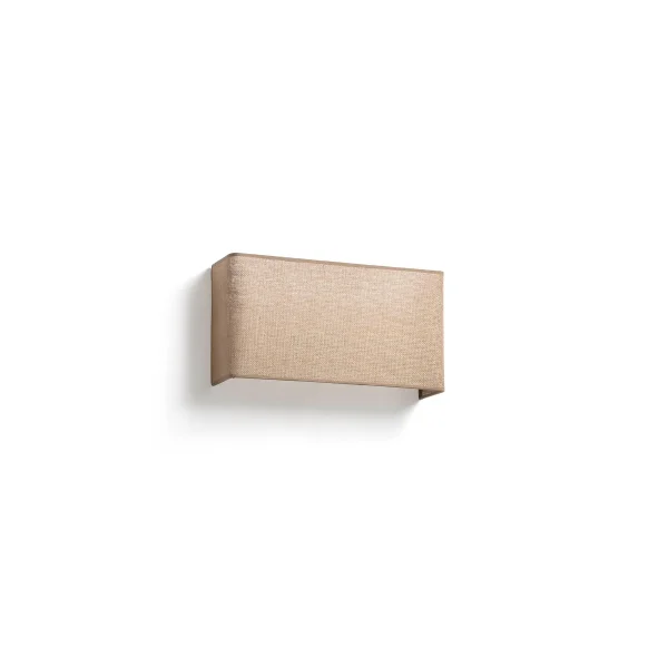 Faro Otton vertical - applique - 10,5 x 20 x 37,5 cm - jute