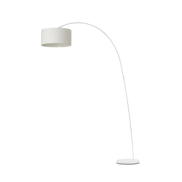 Faro Papua - lampadaire - 200 cm - blanc mat