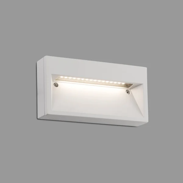 Faro Path - applique murale - 20,2 x 4,2 x 10,5 cm - 9W LED inclus - IP44 - blanc mat