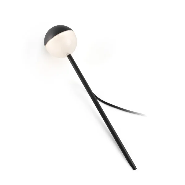 Faro Piccola - spot de sol sur piquet - Ø 12 x 60,5 cm - 6W LED inclus - IP65 - noir mat