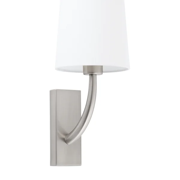 Faro Rem - applique murale - 16,5 x 21 x 47 cm - blanc et nickel mat