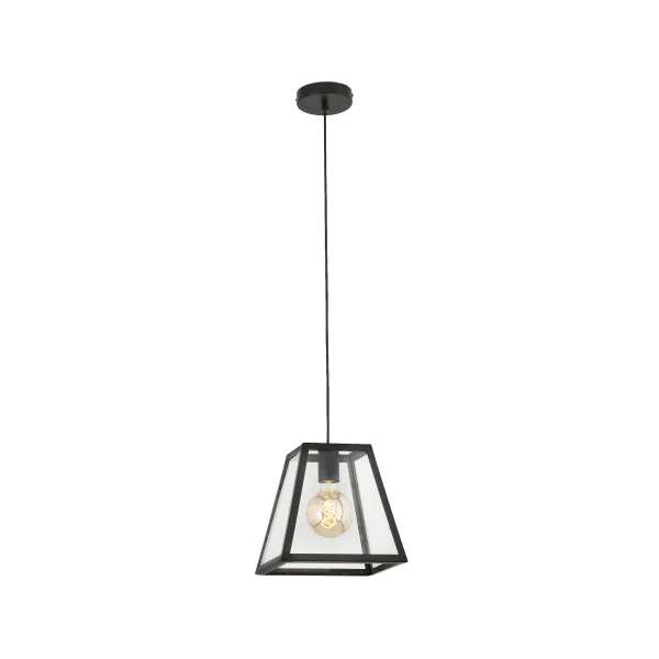 Faro Rose - lampe suspendue - 25 x 25 x 24 cm - noir mat