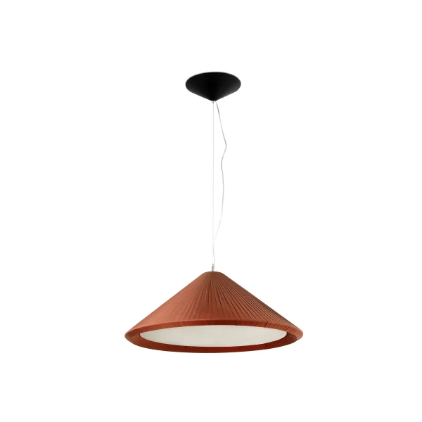 Faro Saigon-in - lampe suspendue - Ø 70 x 27,5 cm - terre cuite