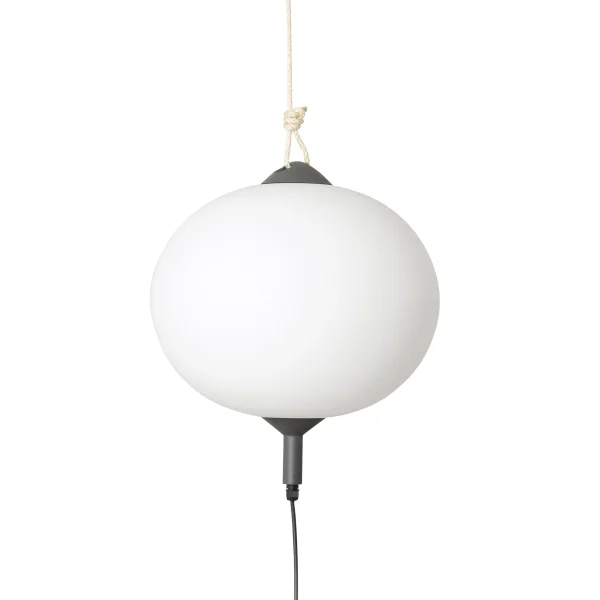 Faro Saigon - lampe portable avec prise - Ø 45 x 45 cm - IP65 - blanc mat