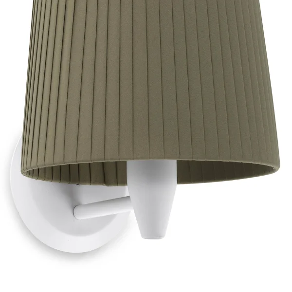 Faro Samba - applique murale - 21,5 x 19 x 17,3 cm - vert et blanc