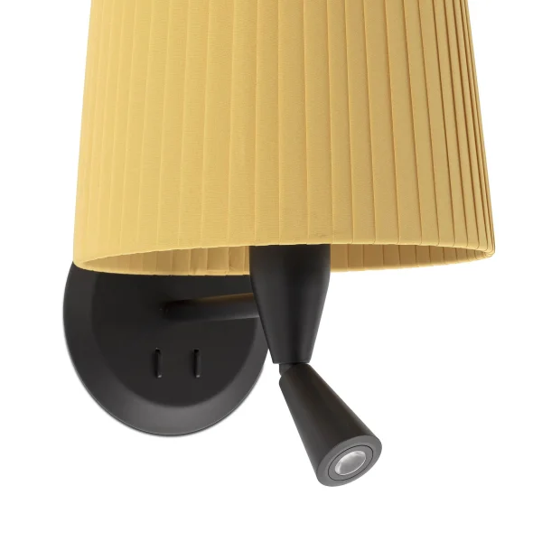Faro Samba - applique murale avec interrupteur - 21,5 x 19 x 17,3 cm - 3W LED inclus - jaune et noir