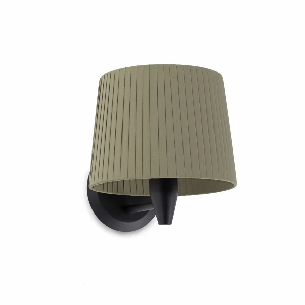 Faro Samba Black - applique murale - ø 21,5 x 17 cm - vert
