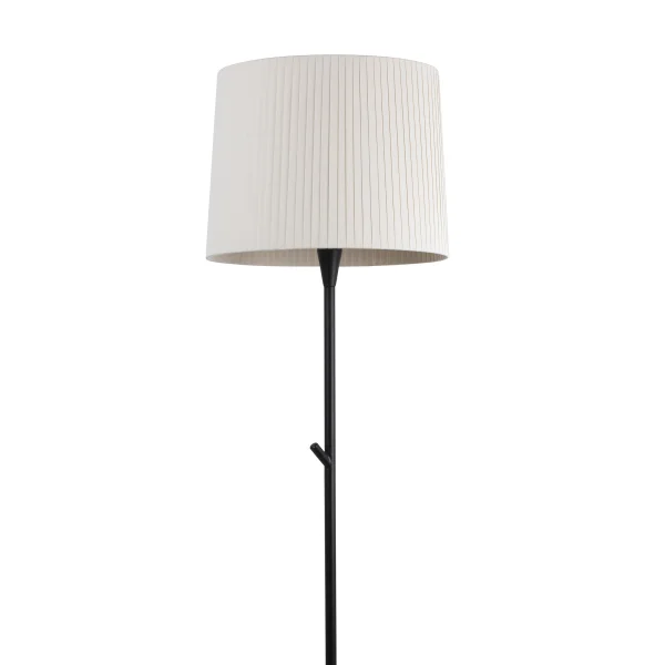 Faro Samba - lampadaire - 154 cm - beige et noir