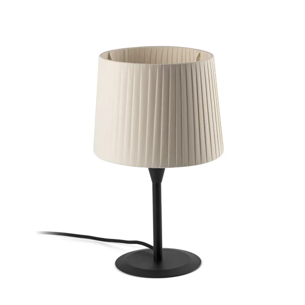 Faro Samba - lampe à poser - Ø 21,5 x 44,5 cm - beige et noir