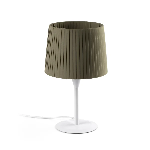 Faro Samba - lampe à poser - Ø 21,5 x 44,5 cm - vert et blanc