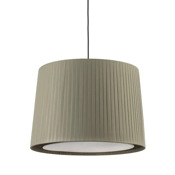 Faro Samba - lampe suspendue - Ø 40 x 30 cm - noir et vert
