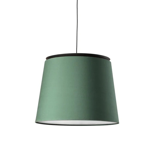 Faro Savoy - lampe suspendue - Ø 42 x 31 cm - vert et noir