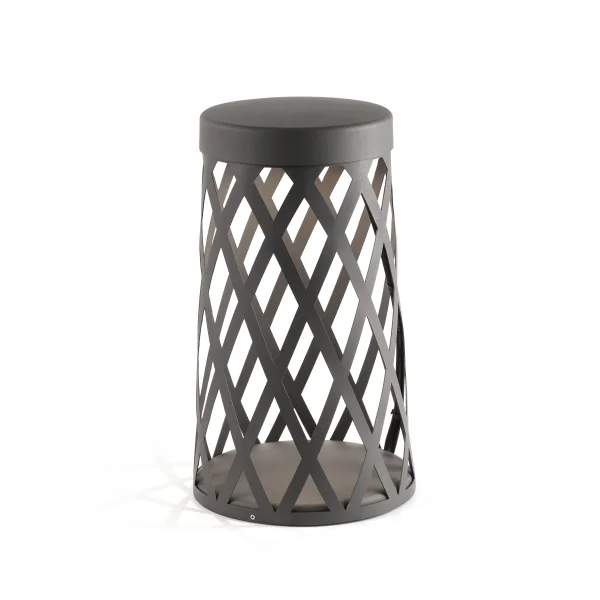 Faro Shadow - lampe de jardin - Ø 25 x 45 cm - 11W LED inclus - IP65 - gris foncé