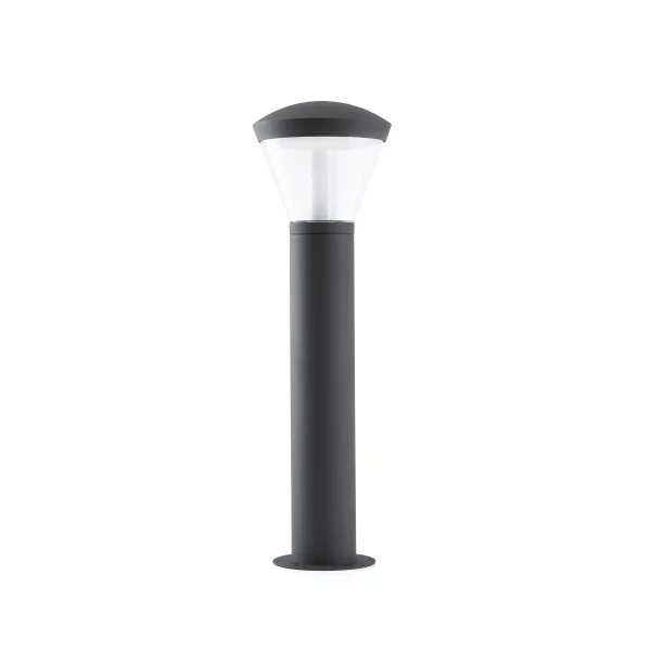 Faro Shelby - lampe de jardin - Ø 19 x 63 cm - 10W LED inclus - IP65 - gris foncé