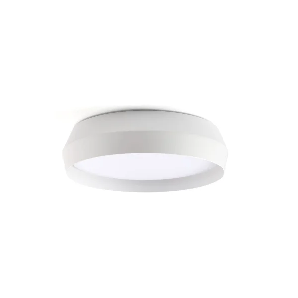 Faro Shoku - plafonnier - Ø 35 x 9,3 cm - 24W LED dimmable inclus - blanc