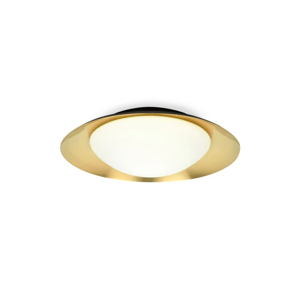 Faro Side - applique murale/plafonnier - Ø 39 x 11 cm - 15W LED inclus - noir et or