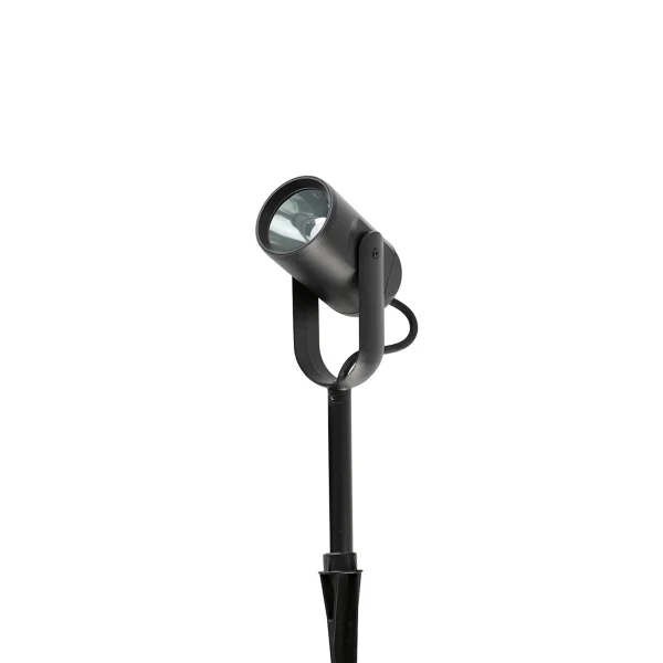 Faro Slot - spot de sol sur piquet - Ø 7,7 x 20 cm - 13W LED inclus - IP65 - noir mat
