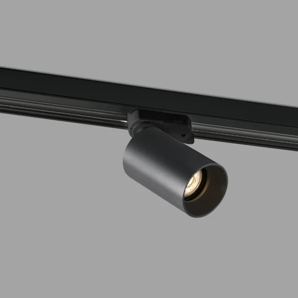 Faro Stan - projecteur sur rail - 10 x 6 x 16 cm - 15W LED inclus - noir mat