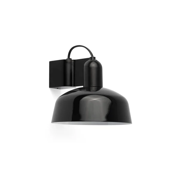 Faro Tatawin - applique - Ø 18,4 x 15,5 cm - noir satiné et noir brillant