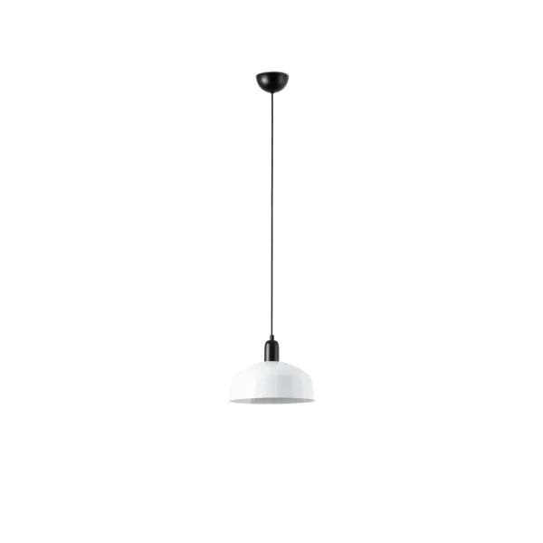 Faro Tatawin M - suspension - Ø 25 x 211,5cm - noir satiné et blanc brillant