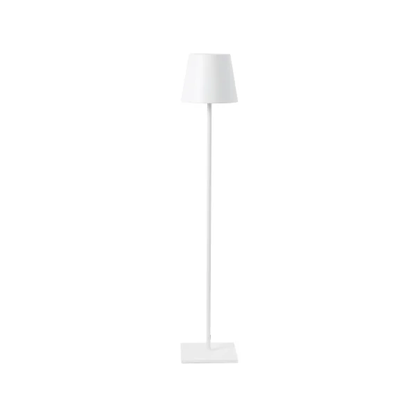 Faro TOC - lampadaire - Ø 28 x 150 cm - 5W LED inclus - IP54 - blanc mat