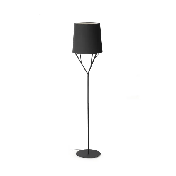 Faro Tree - lampadaire - 167,5 cm - noir mat