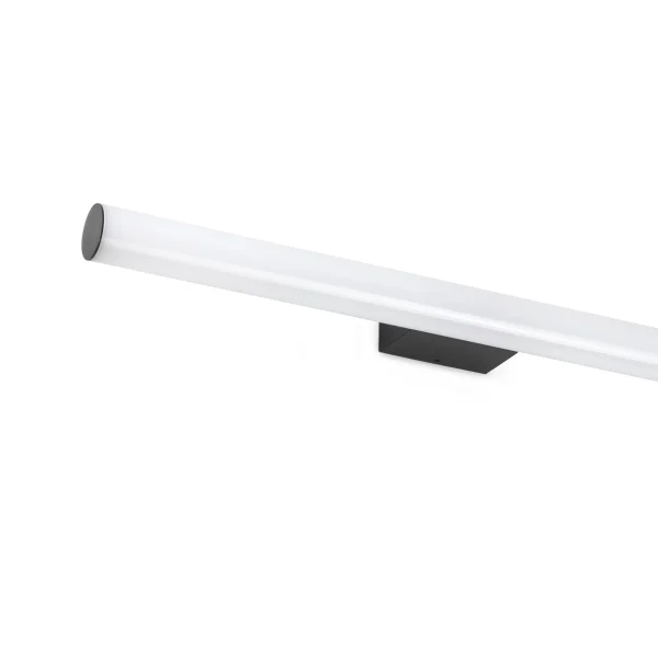 Faro Volga - applique murale - 60 x 8 x 4 cm - 12W LED inclus - IP44 - noir mat