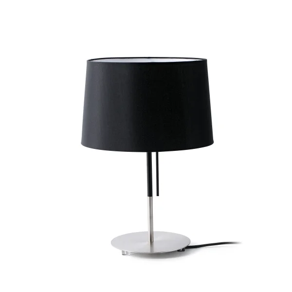Faro Volta - lampe à poser - Ø 31 x 19,5 cm - nickel et noir