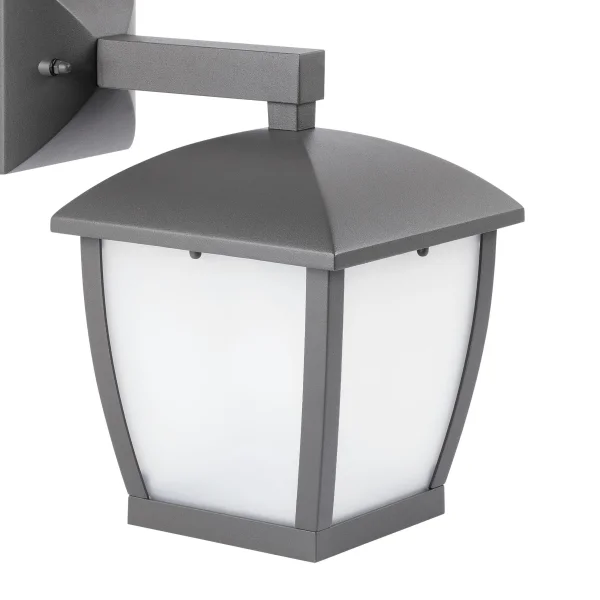 Faro Wilma - applique murale - 17 x 24 x 28cm - IP44 - gris foncé