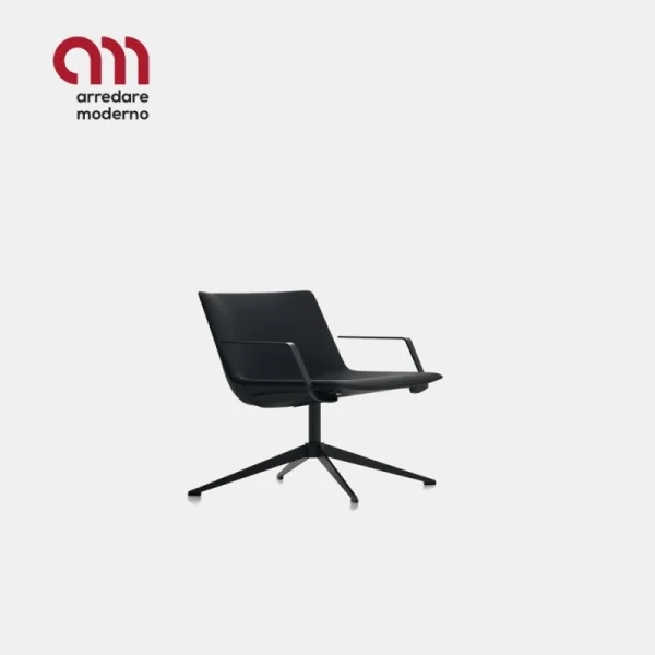 Fauteuil lounge Neil MDF Italia avec accoudoirs