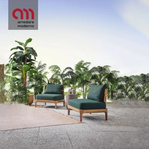 Fauteuil Mediterraneo Gervasoni