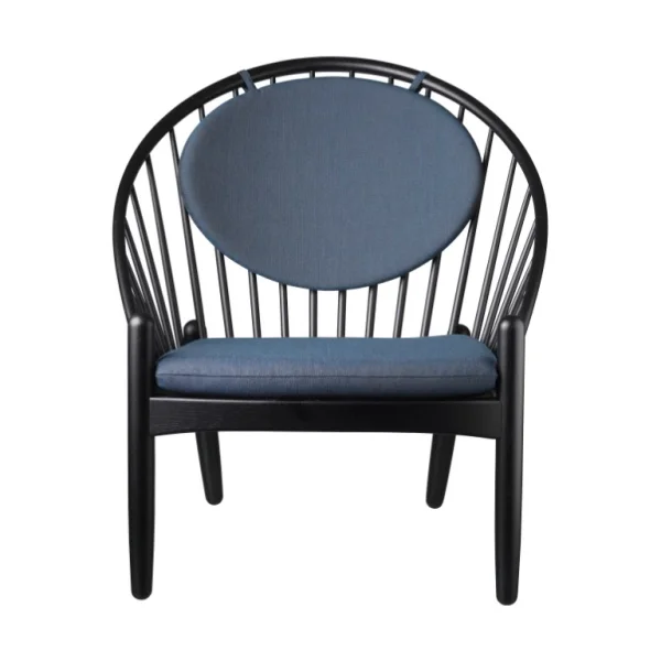 FDB Møbler Chaise J166 Jørna Oak black painted-dark blue