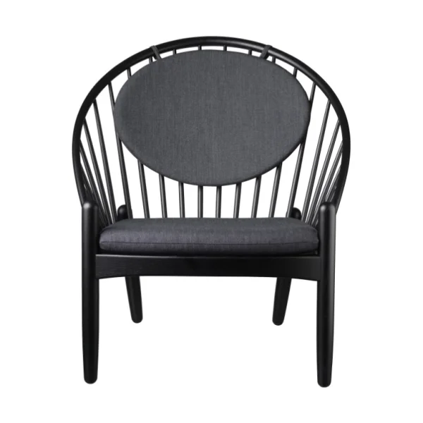 FDB Møbler Chaise J166 Jørna Oak black painted-dark grey