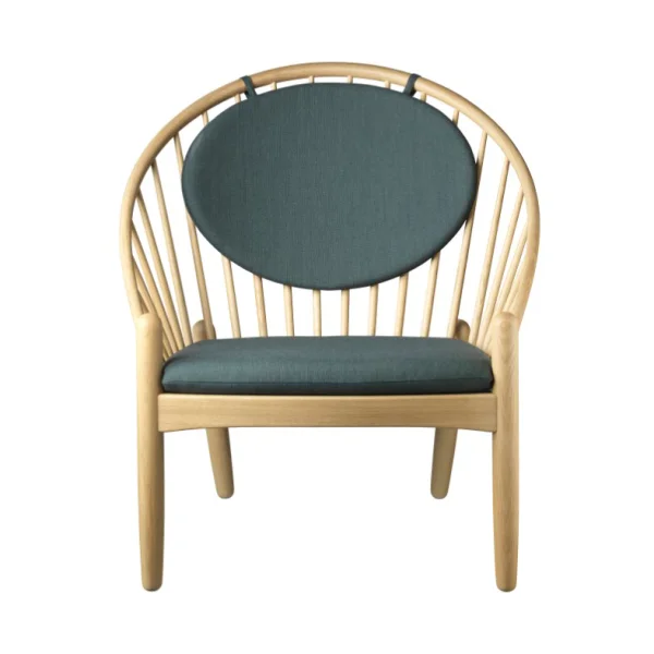 FDB Møbler Chaise J166 Jørna Oak nature lacquered-dark green