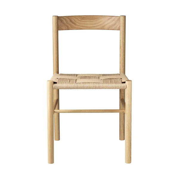 FDB Møbler Chaise J178 Lønstrup v2 Oak nature lacquered-papercord