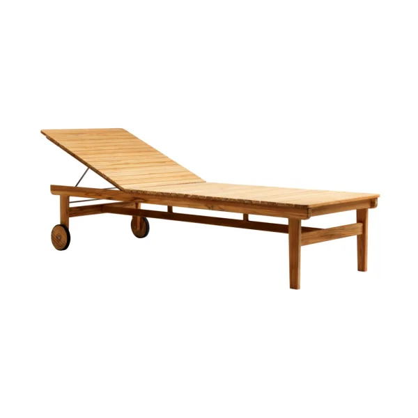 FDB Møbler Chaise longue M8 Sammen Teak-nature oiled