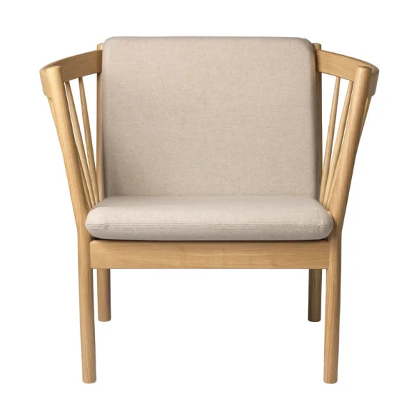 FDB Møbler Fauteuil J146 Oak nature lacquered-beige