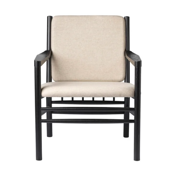 FDB Møbler Fauteuil J147 Oak black painted-beige