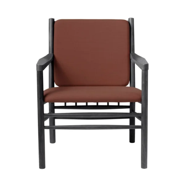 FDB Møbler Fauteuil J147 Oak black painted-burnt orange