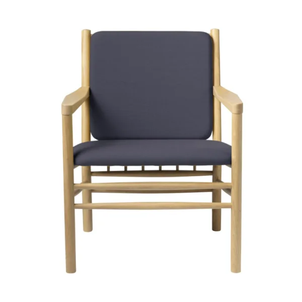 FDB Møbler Fauteuil J147 Oak nature lacquered-dark blue
