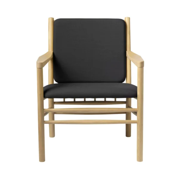 FDB Møbler Fauteuil J147 Oak nature lacquered-dark grey