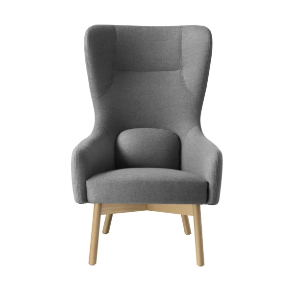 FDB Møbler Fauteuil L35 Gesja Wing Oak nature lacquered-dark grey