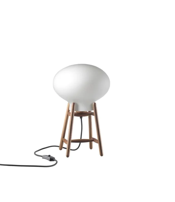 FDB Møbler Lampe de table U4 Hiti Opal-walnut nature lacquered