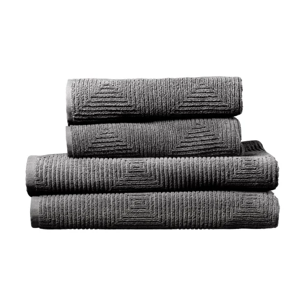 FDB Møbler Set de serviettes R33 Kirkeby 4 pièces Granite gray